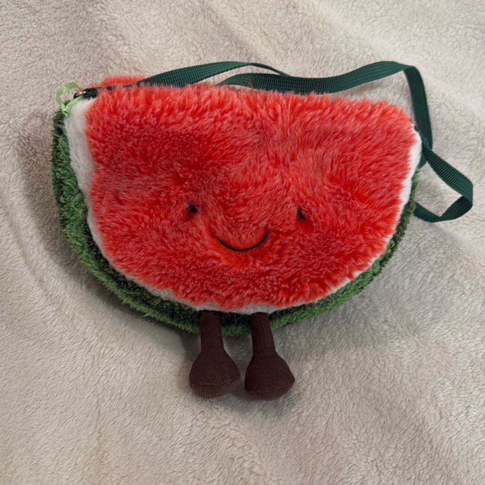 Jellycat watermelon bag